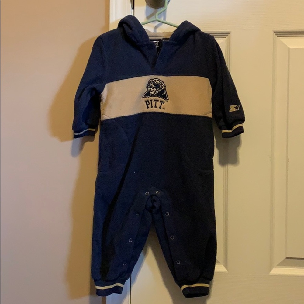 18-month Fleece Pitt Panther Onesie